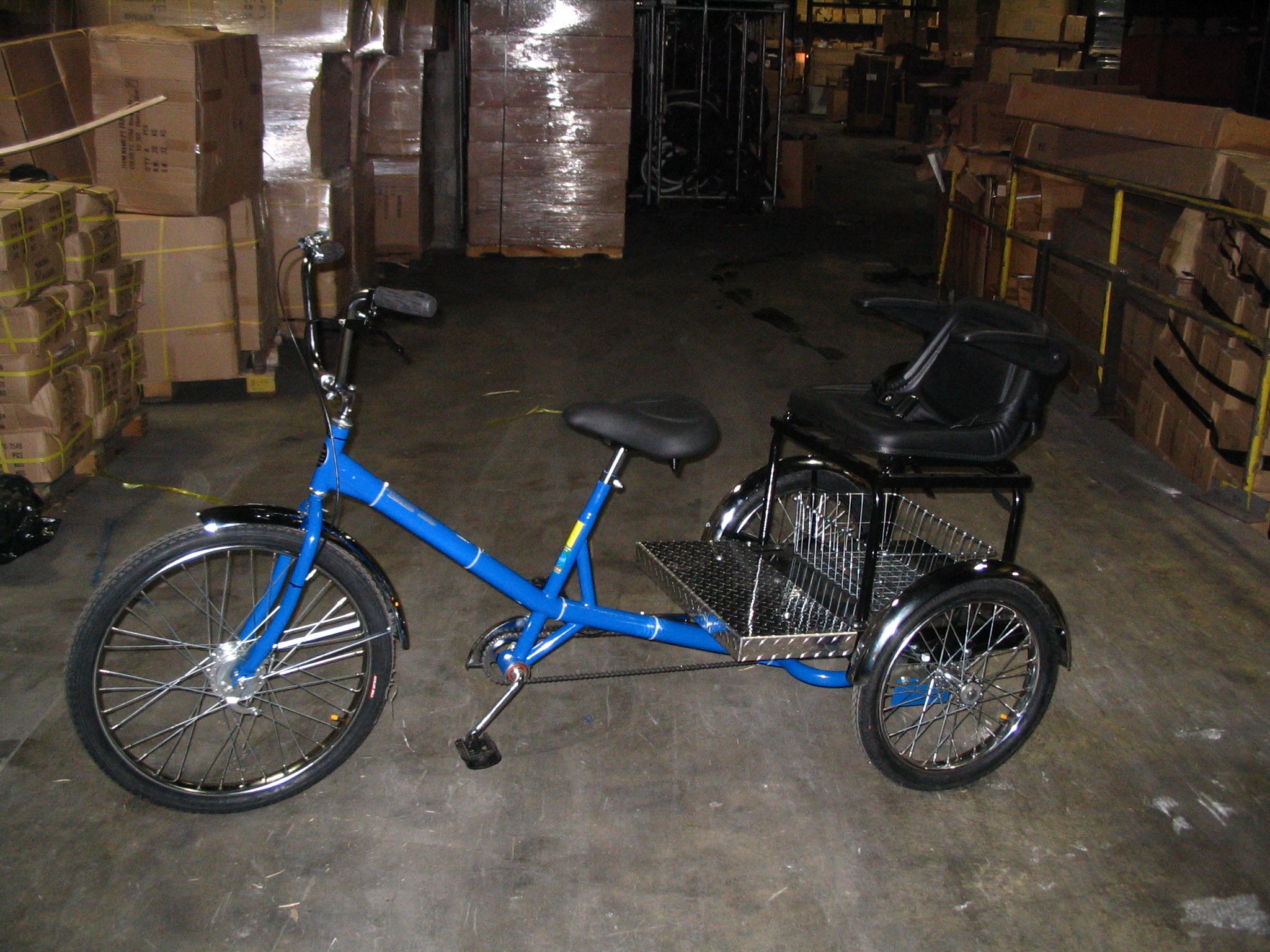 carryall folding tricycle