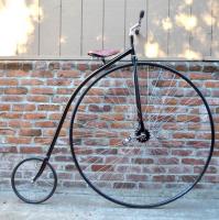 antique big wheel bicycle