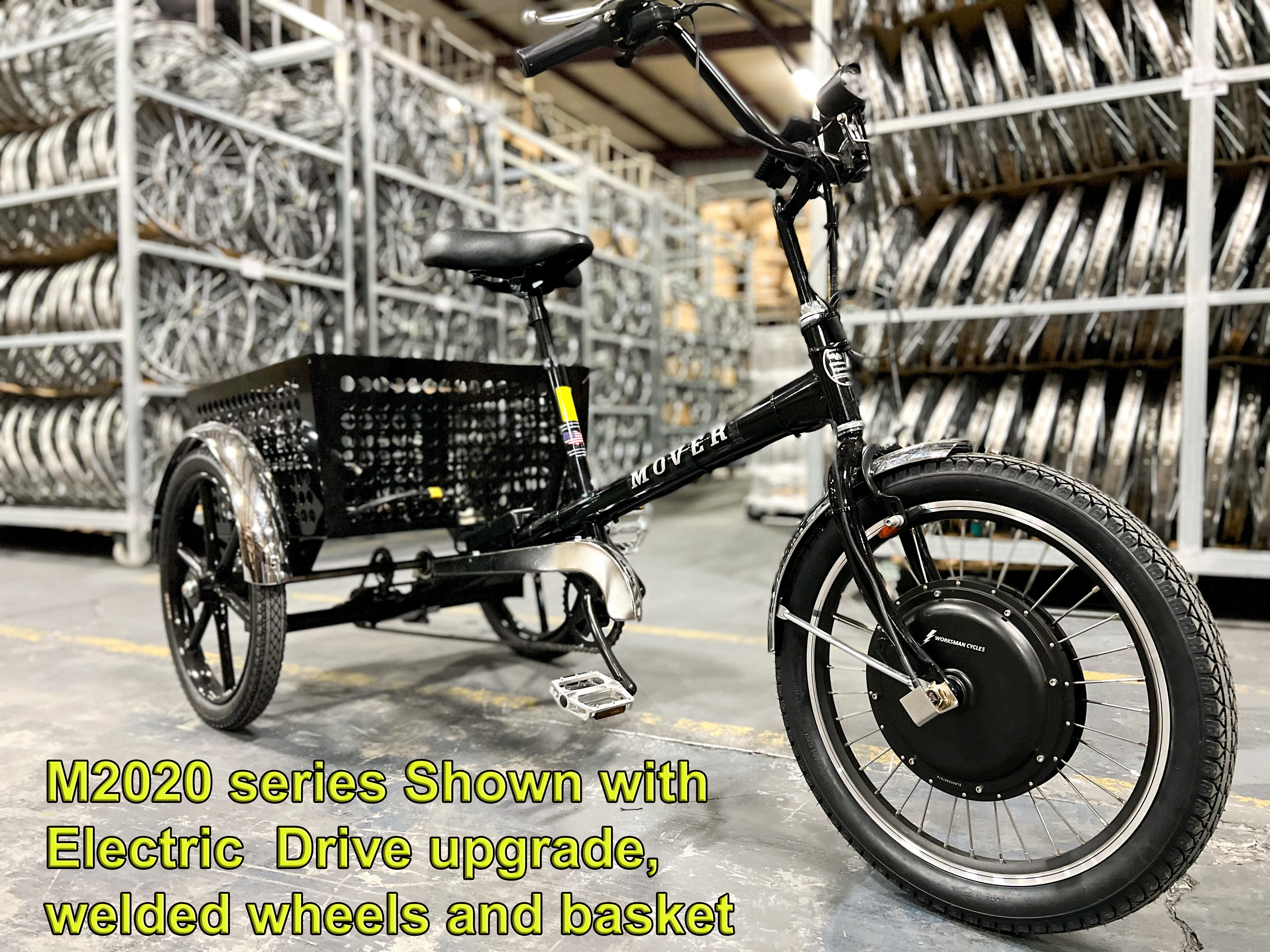Electric Cargo Trike, Electric Heavy Duty Industrial Three Wheel