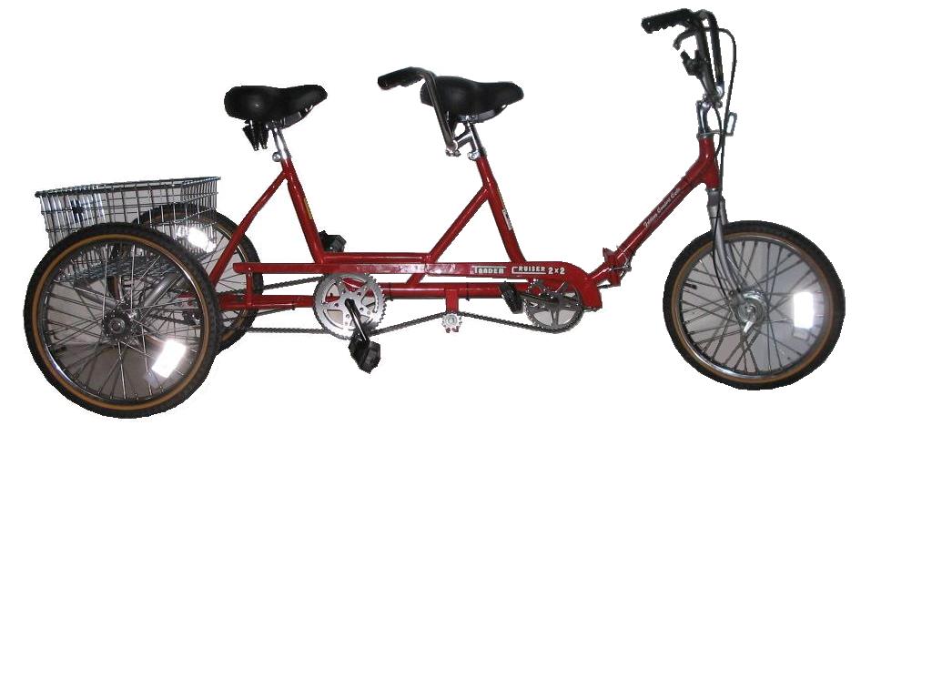 folding three wheel bike